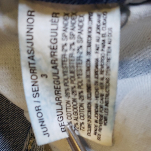 Lei Sophia Hipster Flare Jeans Y2K Distressed - Picture 11 of 12